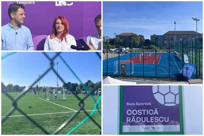 Timișoara are o nouă bază sportivă: Complexul „Costică Rădulescu” a fost inaugurat